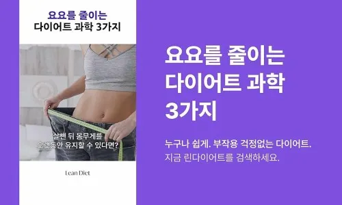 다이어트 요요 줄이는 과학적 원리가 증명되었습니다. #린다이어트