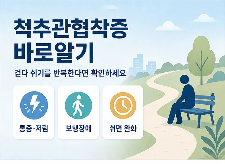 척추관협착증의 치료 방법을 춘천 파크경희한의원이 알려드립니다.