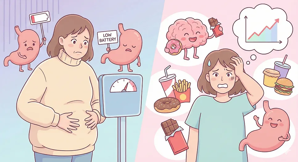 "원장님, 저는 왜 밤만 되면 식욕이 폭발할까요?" 가짜 배고픔의 정체