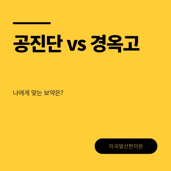 【마곡 야간진료 한의원】공진단 VS 경옥고 차이점